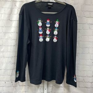 Designers Originals Studio Joy Snowman theme size XL top